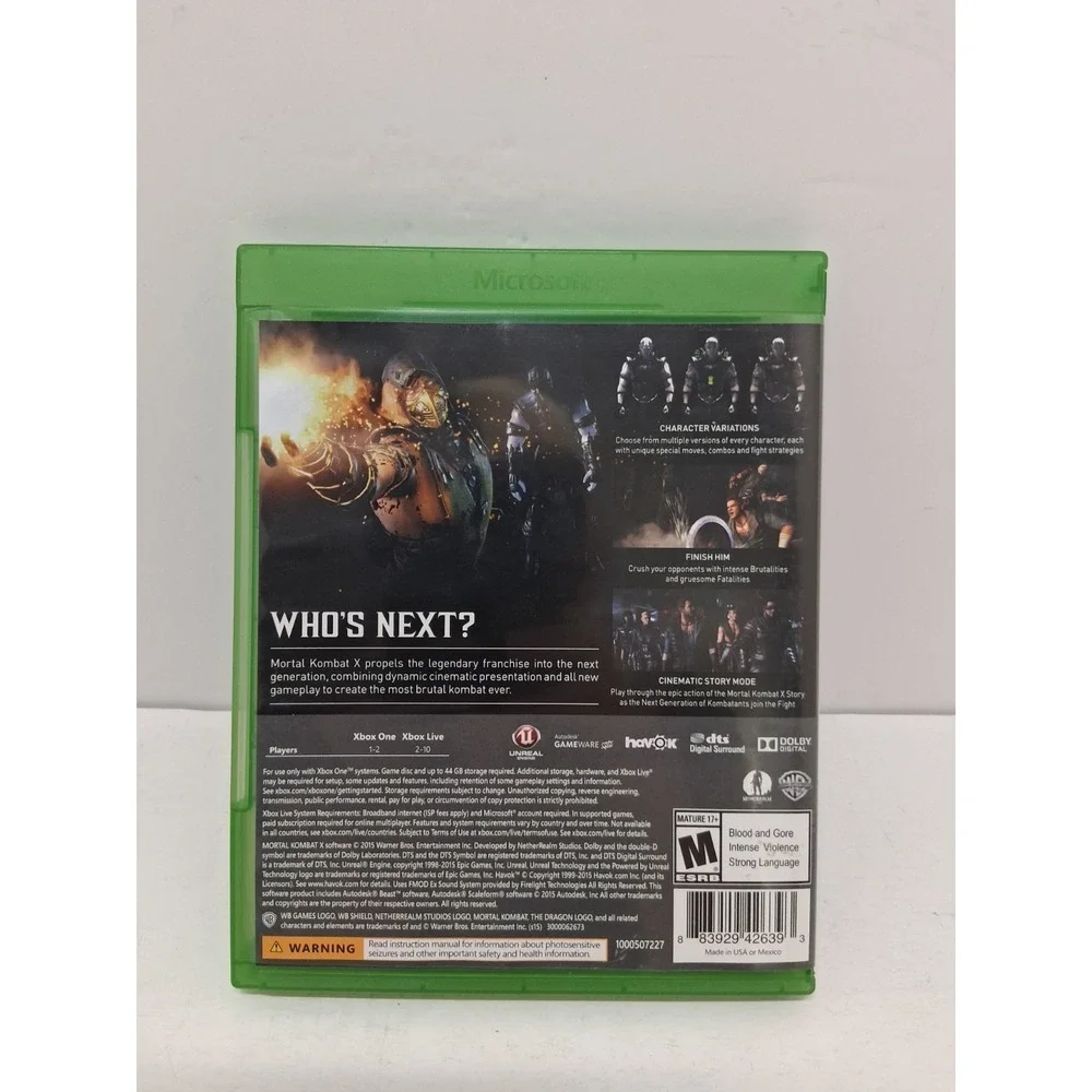 Mortal Kombat X - Microsoft Xbox One